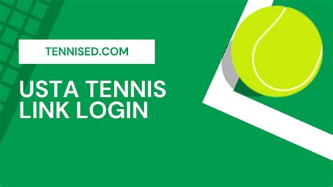 tennislink usta login.